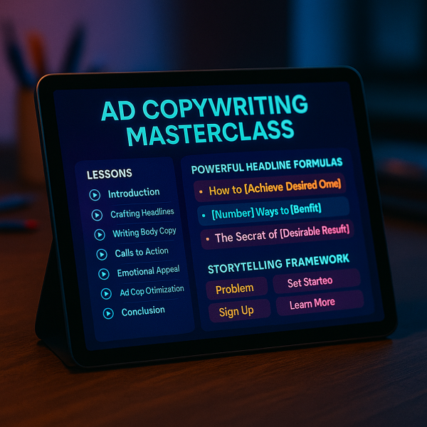 Ad Copywriting Masterclass (Digital Course)
